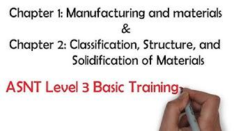 'Video thumbnail for ASNT Level 3 basic training part 1'