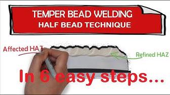 'Video thumbnail for Half Bead Temper Bead Welding Technique'