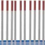 Throaited tungsten rod