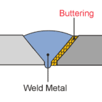 weld buttering or butter weld