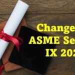 Changes in ASME Section IX 2023