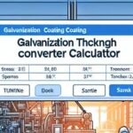 Galvanization Coating Thickness Converter calculator